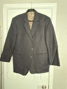 Lauren Ralph Lauren Men's Linen Blazer - Size 44 - EUC - Silk Paisley Lining - Picture 1 of 9