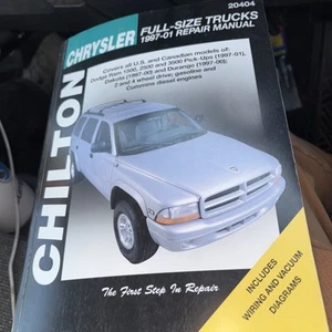Dodge RAM Service Shop Repair Manual 2001 2000 1999 1998 1997 Dakota Durango - Picture 1 of 9