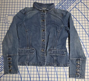 Vintage Gap Women's Jean Jacket Size Large 100% Cotton - Picture 1 of 5
