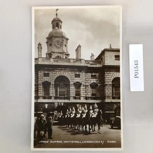 Horse Guards Whitehall London England 1960s Real Photo Postcard RPPC UK - Picture 1 of 2