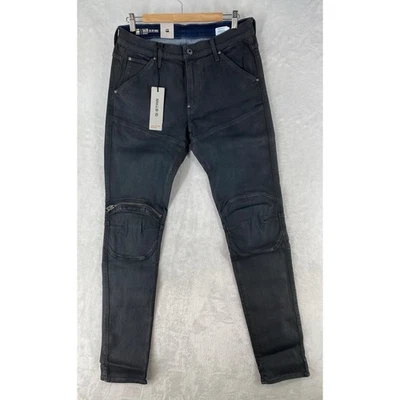 Pantalones de mezclilla G-Star Raw para hombre 32x34 3D cremallera rodilla ajustados elásticos arcilla gris 5620 $250 Foto 1 de 4