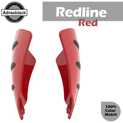 Protector de mano Advanblack Redline rojo compatible con Harley Davidson Touring y Softails Foto 1 de 4