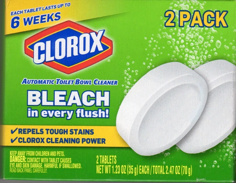 Clorox Auto Toilet Bowl Bleach Tablet - 2.47oz
