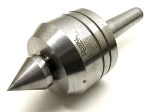 TORNO PUNTA INTERCAMBIABLE REAL CENTRO VIVO con 4 VÁSTAGOS CÓNICOS MORSE - #10004-A - Imagen 1 de 6