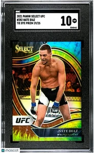 Nate Diaz 2021 Select Blue Disco Prizm /99 SGC 10 GEM UFC Stockton MMA - Bild 1 von 2