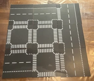 9x Lego City Straßenplatten Gerade Kurve Kreuzungen Strasse Strassen - Bild 1 von 1