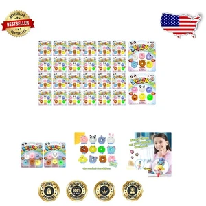 Délicieux mini squishies beignets Squeesh Yum - Pack de 24 pour récompenses en classe - Photo 1 sur 9
