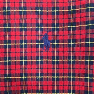 Ralph Lauren Shirt Mens XL Long Sleeve Plaid Red Blue Yellow - Picture 1 of 10