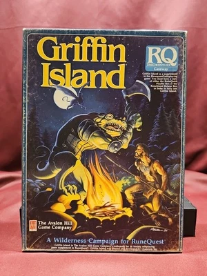 Avalon Hill + Chaosium - GRIFFIN ISLAND - Rune Quest Roleplaying Game - 1986 - Image 1 of 4
