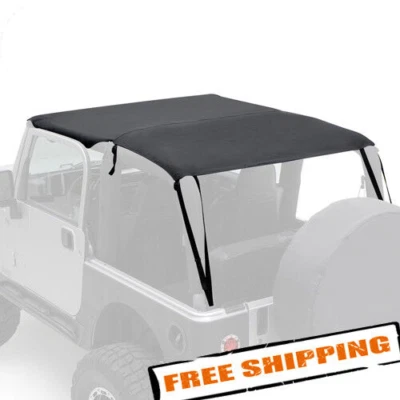 Smittybilt 93635 Black Outback Extended Bikini Top for 97-06 Jeep Wrangler TJ - Image 1 of 4