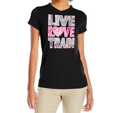 Medium 8-10 Realtree Women's Tee Shirt LIVE LOVE TRAIN - Image 1 of 2