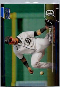 2022 Stadium Club Chrome #138 Javier Baez Detroit Tigers Detroit Tigers - Picture 1 of 2