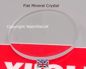 Vetro cristallo minerale piatto adatto a Breitling Montbrillant A41330 - Foto 1 di 3