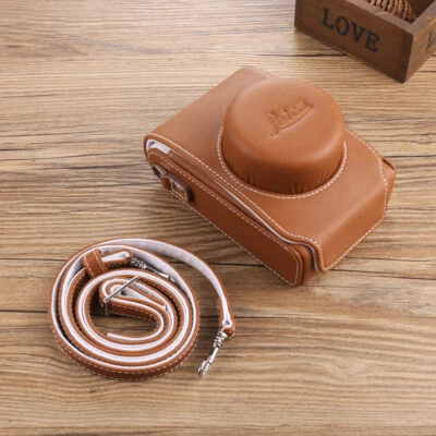 Estuche de cuero PU hecho a mano para cuerpo de cámara funda apto para Leica D-LUX/tipo 109/D-LUX7 Foto 1 de 4