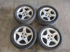 1997 ROVER MGF MG TF 1.6 1.8 VVC SET OF 4, 15" 5 SPOKE ALLOY WHEELS & TYRES