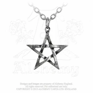 Alchemy Gothic Pentagram Pendant Necklace • Local Stock • Gothic - Picture 1 of 3