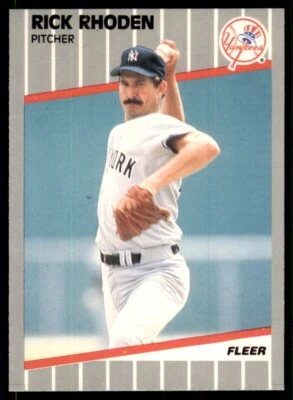 1989 Fleer Rick Rhoden New York Yankees #266 - Image 1 of 2
