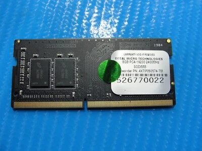 Lenovo T470s Total Micro 8GB PC4-19200 Memory RAM SO-DIMM 4X70M60574-TM - Image 1 of 2