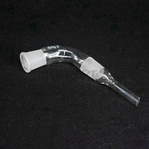 29/32 Female x 29/32 Male Joint Lab Glass Bend Receiver Quickfit Adapter - Picture 1 of 4