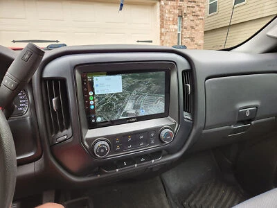 For 2014-2018 GMC Sierra Chevrolet Silverado CarPlay Android 13 Car Stereo Radio - Image 1 of 4