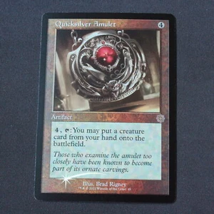 Quicksilver Amulett FOIL 45 MTG The Brothers' War Retro Rahmen Artefakte BRR NM - Bild 1 von 2