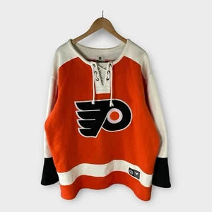 Men's Philadelphia Flyers Fanatics Orange Franchise Pullover Sweatshirt Size XL - Picture 1 of 4