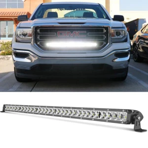For 14-18 GMC Sierra Behind Grille 300W 30"Inch LED Work Light Bar w/Brackets - Picture 1 of 14