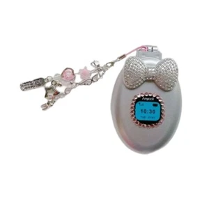Full Rhinestones Decorating Makeup Mirror Bag Accessory Plastic Mirror Bag Charm - Photo 1/8