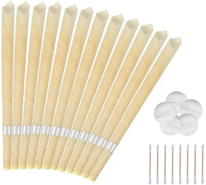 10 Beeswax Ear Candles - Wax Anti-Earwax Earcandle - Picture 1 of 1