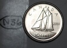 Canada 2011 10 cents Elizabeth II Canadian Dime Lot #N36
