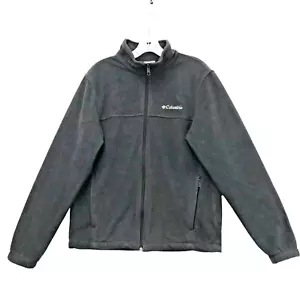 COLUMBIA Giacca Pile Uomo M Grigio Full Zip Spessa Calda - Foto 1 di 7