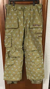 Cute Burton Ronin Ski Snowboard Pants Women’s Small Insulated Brown Small Mend - Picture 1 of 11