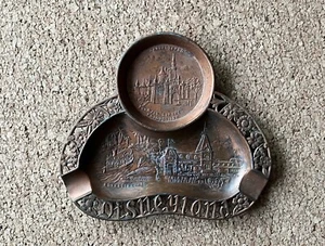 Vintage Disneyland Ashtray Fantasyland Adventureland Santa Fe Disneyland RR - Picture 1 of 19