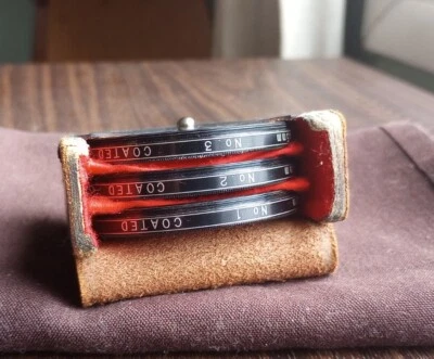 Vivitar  55mm Coated Close Up Macro Camera Lens Kit Set of 3 +1 +2 +3 Case Japan - Image 1 of 4