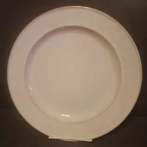 Food Network FONTINA WHITE Dinner plate, 10 7/8", Stoneware, Very good - Picture 1 of 6