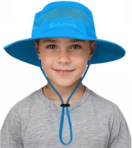 Kids Sun Hat UPF 50+ Sun Protection Bucket Hat for Kids Boys Girls Beach Fish... - Picture 1 of 7