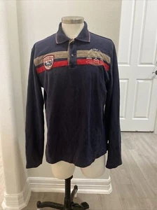 Harmont & Blaine Long Sleeve Polo Rugby Shirt Grand-Prix 1952 Milano Medium - Picture 1 of 10