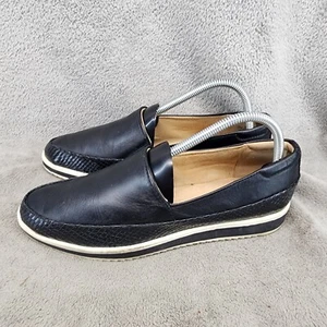 Naturalizer Shoes Womens Size 8.5 Beale Black Leather Slip On Loafers *GUC* - Picture 1 of 11