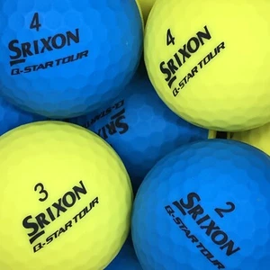 25 GOLFBÄLLE/LAKEBALLS SRIXON Q-STAR TOUR DIVIDE BLAU/GELB AAAA - Bild 1 von 1