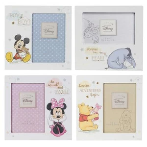 Disney Photo Frames Magical Beginnings Picture 4x6 Mickey Minnie Pooh Eeyore - Picture 1 of 6