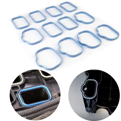 12X Intake Manifold Plenum Lower Upper Gaskets For Chrysler Jeep Dodge Ram 3.6L - Image 1 of 4