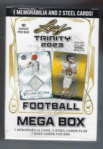 2023 Leaf Trinity Football werkseitig versiegelte Mega-Box - Bild 1 von 1