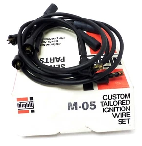 Mighty 7mm Ignition Spark Plug Wire Set L4 fits Ford Datsun Mazda Plymouth - Picture 1 of 6