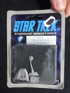 VTG 1988 FASA/RAFM STAR TREK MINIATURES #2513 KLINGON L-9 FRIGATE NOS SEALED HTF - Picture 1 of 6
