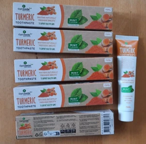 1 Tube Optismile  natural  Kurkuma Zahnpasta  ohne Fluorid 75ml  MHD 04/ 2028 - Bild 1 von 1