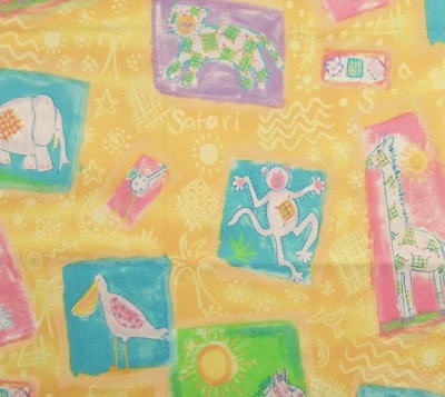 Baby Nursery Jane Kitching Decorator Cotton Fabric Spectrix 24" x 55" - Image 1 of 2