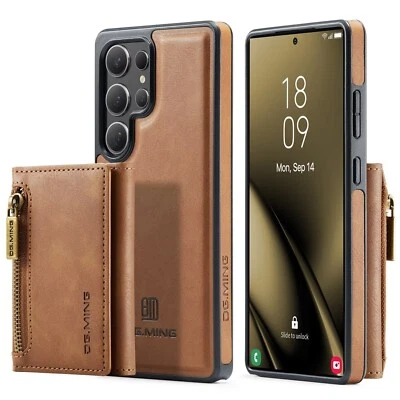 DG.MING M5 series Magnetic Credit Card Slots Anti-theft brush Cell Phone Case - Image 1 of 4