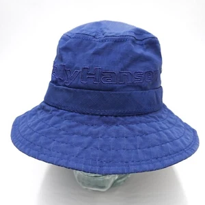 HH Helly Hansen Blue Bucket Hat Mens XL Made In USA - Picture 1 of 6
