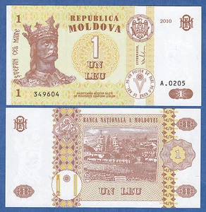 Moldova 1 Lei P 8 h 2010 UNC (P-8h) - Picture 1 of 1