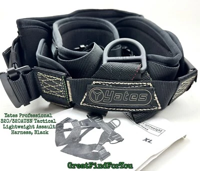 Arnés de asalto táctico ligero Yates Professional 320/320AUSN, negro, Foto 1 de 4